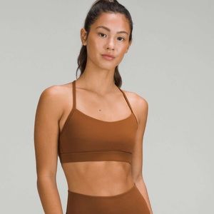 Lululemon Flow Y Bra *Nulu (Chestnut Brown)